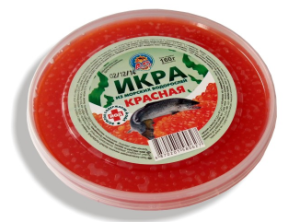 Икра красная из морских водорослей, 160гр АС Ак Фиш