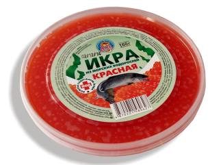 Икра красная из морских водорослей, 160гр АС Ак Фиш
