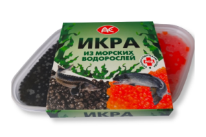 Икра красно-черная из морских водорослей, 160гр АС Ак Фиш