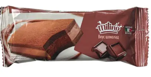 Milino снек шоколадный 28гр