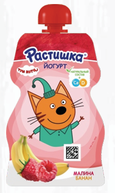 Растишка пюре малина банан 70гр