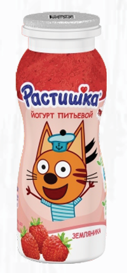 Растишка питьевой йогурт земляника 90гр