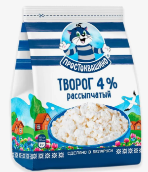 ПРОСТОКВАШИНО творог рассыпчатый 4% 290гр