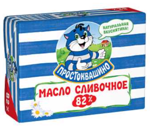 ПРОСТОКВАШИНО масло сливочное 82% 180гр