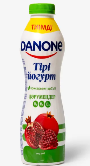 Danone питьевой йогурт 670мл Гранат