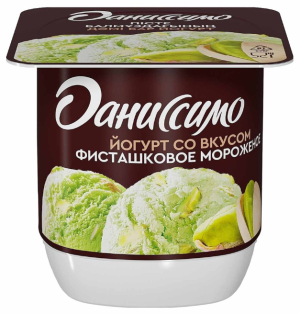 Даниссимо йогурт, 100гр ФИСТАШКОВОЕ МОРОЖЕНОЕ