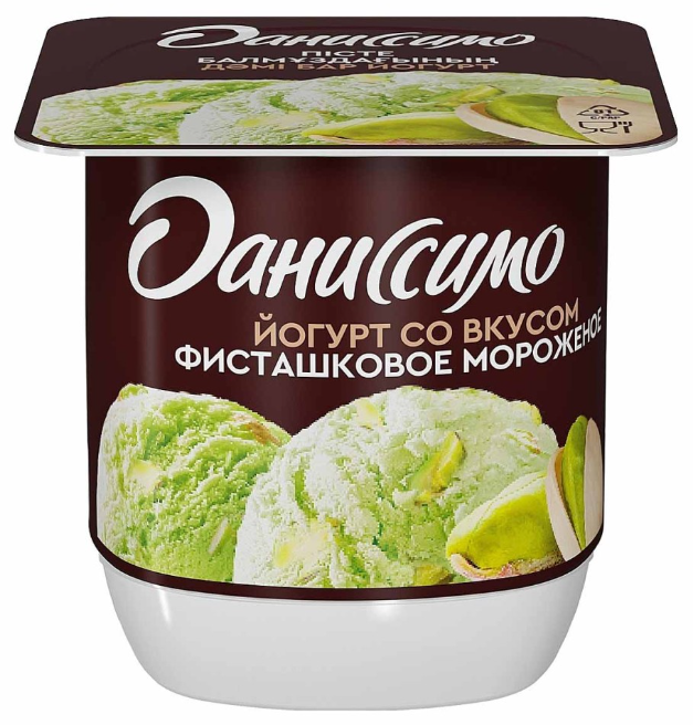 Даниссимо йогурт, 100гр ФИСТАШКОВОЕ МОРОЖЕНОЕ