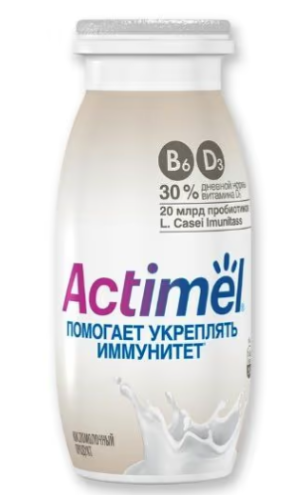Actimel, 1.5% 95мл НАТУРАЛЬНЫЙ+ВИТАМИН С