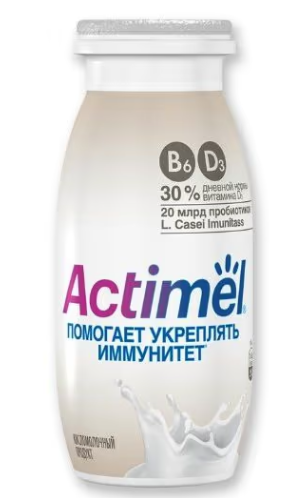 Actimel, 1.5% 95мл НАТУРАЛЬНЫЙ+ВИТАМИН С