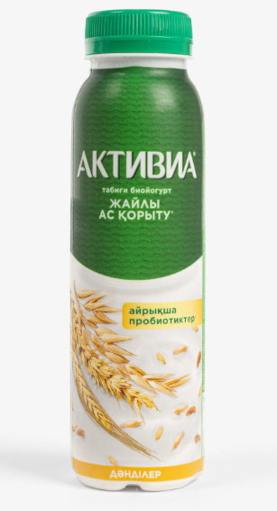 АКТИВИА 650мл, Питьевой йогурт ЗЛАКИ