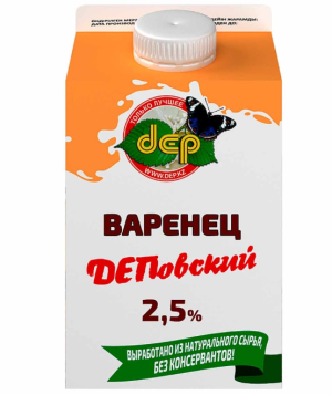 Варенец 500мл 2,5% ДЕП