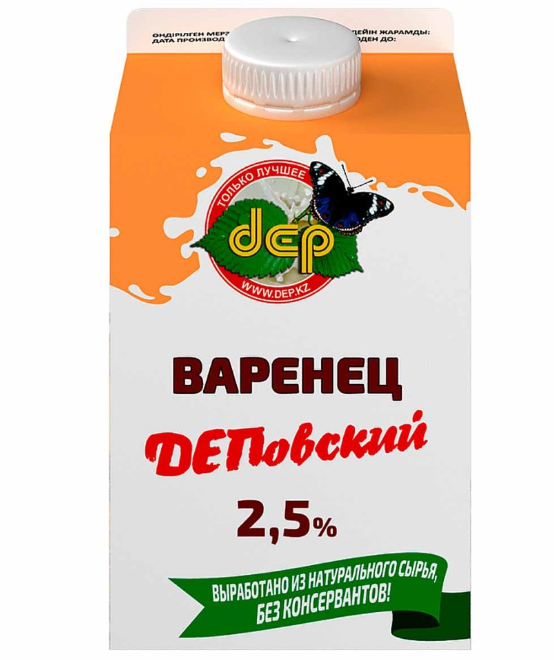 Варенец 500мл 2,5% ДЕП