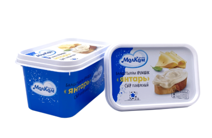 Сыр плавленый "Янтарь" МолКом 400гр