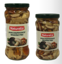 NATURELLA грибы СМЕШАН.в Стек.Банк.280г