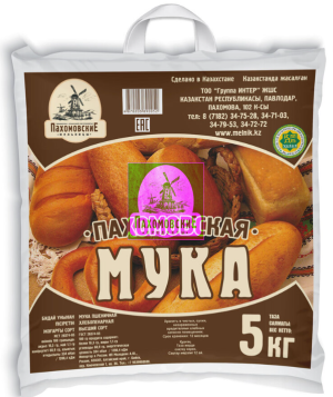 Мука высший сорт 5 кг пахомов