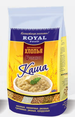 Каша "6 злаков" 400гр  м/у Роял