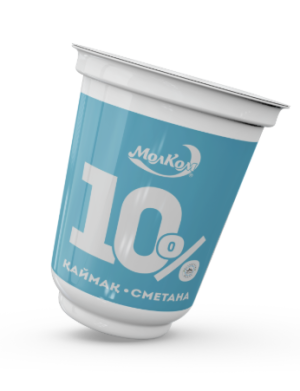 Сметана 10% МолКом 180гр