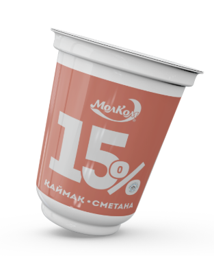 Сметана 15% МолКом 360гр