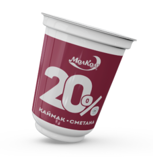 Сметана 20% МолКом 180гр
