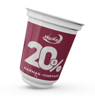 Сметана 20% МолКом 360гр