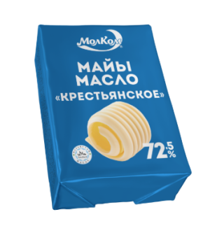 Масло "Крестьянское"  72,5% МолКом 180гр