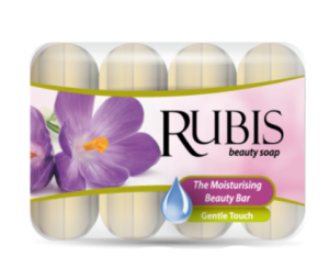 Rubis Мыло красота, Нежное прикосновение 4шт по 60гр