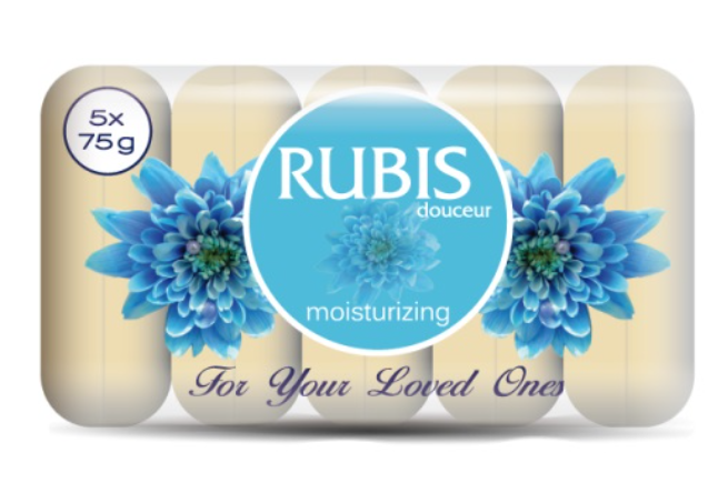 Rubis Увлажняющее мыло с лавандой 5шт по 75гр