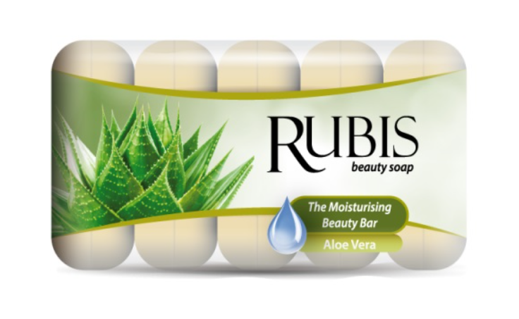 Rubis Увлажняющее мыло с алоэ вера 5шт по 75гр