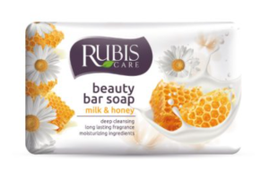 Rubis Косметическое мыло молочно-медовое 90гр