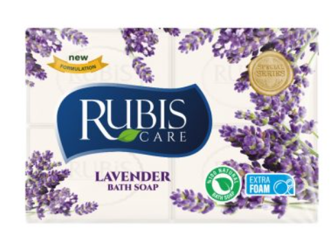 Rubis Косметическое мыло лаванды 4шт по 110гр