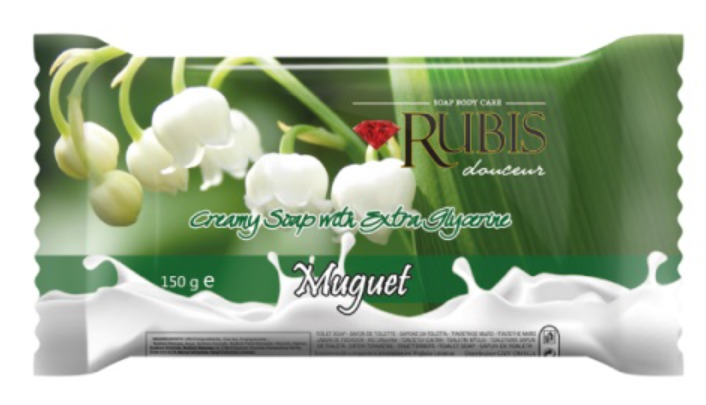 Rubis Косметическое мыло с мугет 150гр