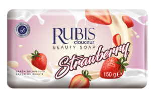 Rubis Мыло Клубника в бумажной упаковке 150гр