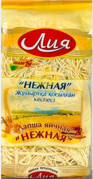 Лапша "Лия" Нежная 350гр