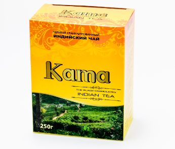 Чай черный гранулированный индийский Kama 210гр.