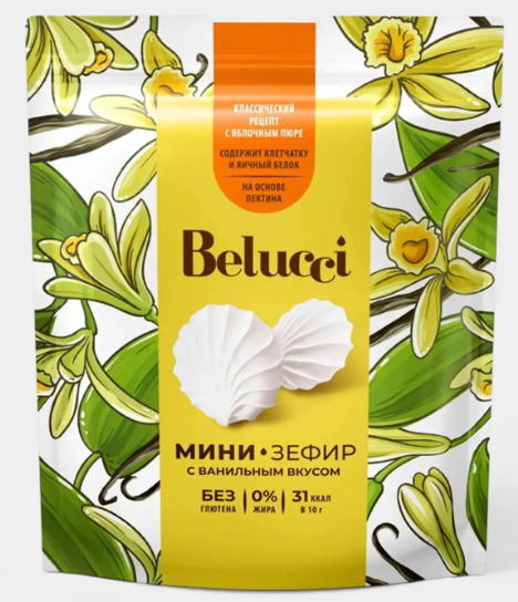 Зефир ванильный «Belucci», 80гр