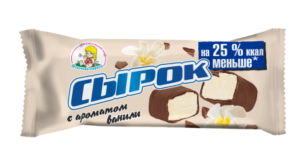 Молочная страна Сырок 7% глаз. с ароматом ванили  45гр
