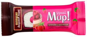 МолМир Сырок 23% твор. глаз. "Чизкейк с Малиной" 40г Узнай мир
