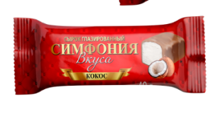 МолМир Сырок 23% твор. глаз. "Кокос" 40г Симфония вкуса