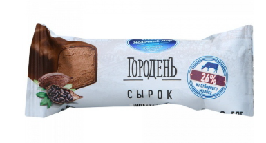 Молочный Мир Сырок 26% твор.глаз. "Какао" 40гр "ГороденЪ"