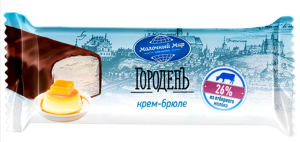 Молочный Мир Сырок 26% твор.глаз. "Крем брюле" 40гр "ГороденЪ"