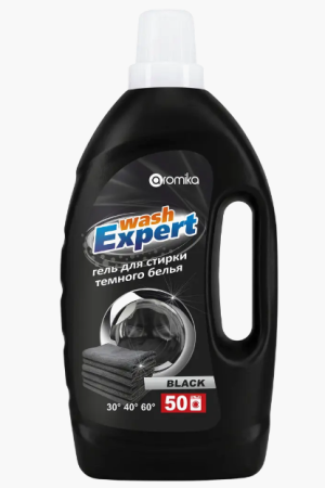 "WashExpert" гель для стирки  универсальный  2000мл  BLACK