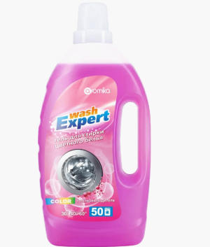 "WashExpert" гель для стирки цвет.белья 2л COLOR+Пятновыводитель