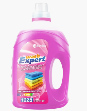 "WashExpert" гель для стирки цвет.белья  4.3л COLOR+Пятновыводитель