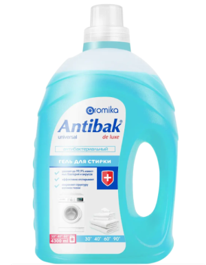 "ANTIBAK de LUX" гель для стирки белья 4300мл  UNIVERSAL
