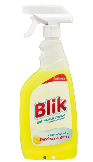 "BLIK" для стёкол 500мл сочный лимон