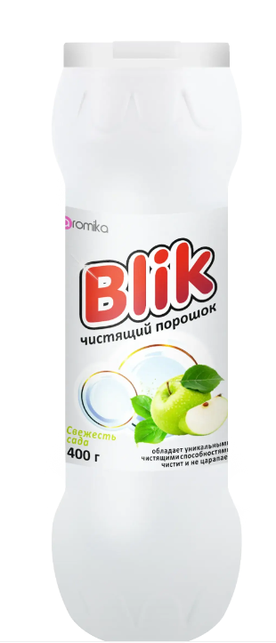 "BLIK" чистящий порошок 400гр Свежесть сада