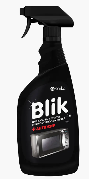 "BLIK" чист.средство для газовых плит и микроволновых печей +Антижир 500мл