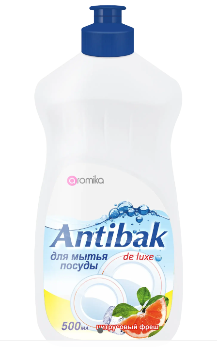 "ANTIBAK de LUXE"  500мл д/посуды  Цитрусовый фреш