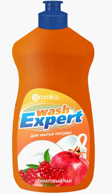 "WASH EXPERT" Гель д/посуды 500мл Гранатовый чай