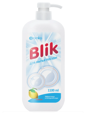 "BLIK" средство  д/посуды  1100мл  Лимон